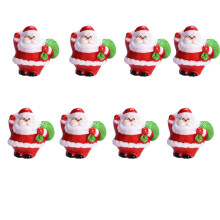 Figurines de Père Noël en résine, figurines de Noël miniatures pour calendriers de l'Avent ou sacs de Noël