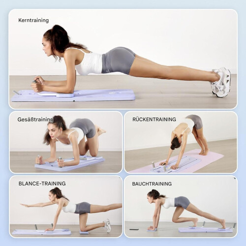 Pilates Board Women, Multifunctional Exercise Board, Foldable Trainer for Home Workouts 1