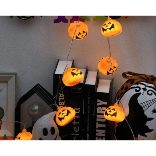 Σαγηνευτικές διακοσμήσεις για το Halloween: Φωτάκια σε σχήμα κολοκύθας με αισθητήρα 2