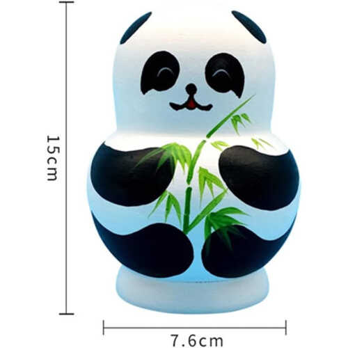 Panda Painted Russian Doll Set 1