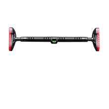Adjustable pullup bar for indoor use, extendable 65–140 cm, secure, 3 sizes