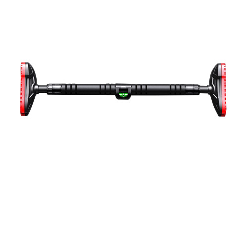 Adjustable pullup bar for indoor use, extendable 65–140 cm, secure, 3 sizes