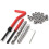 30PCS M6 Thread  Kit Insert Tool Set Durable Speed Steel with Case 1