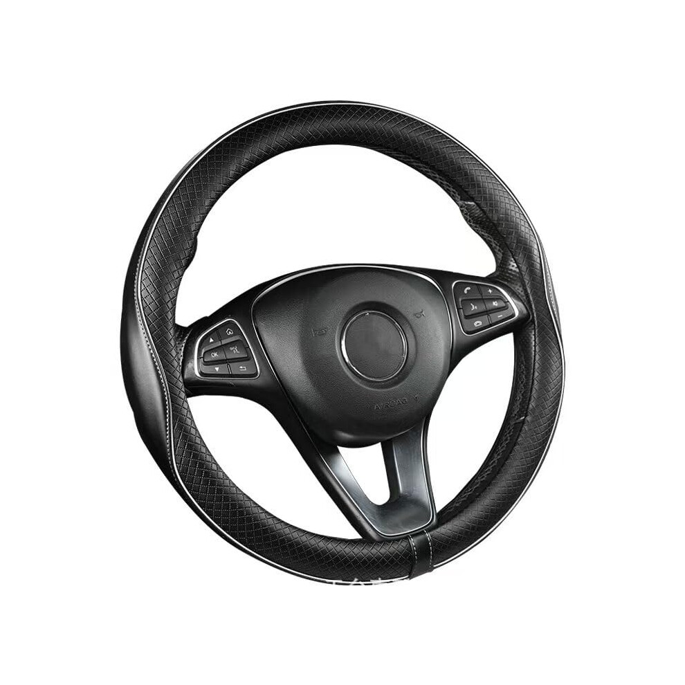 Leather Steering Wheel Cover For Byd Seal U Dmi 2024 2025, Nonslip Breathable Microfiber 9365049998345