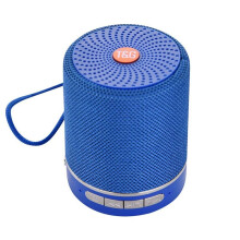 Sound Mini Wireless Bluetooth Portable Audio Card with Subwoofer for Sports, Halloween Game Uniforms, 65x65x80mm, Blue