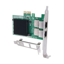 2 Port PCIE Server LAN Card Gigabit Ethernet Adapter 1000Mbps