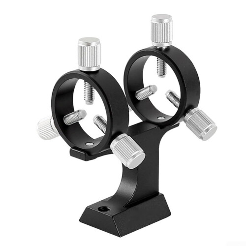 Adjustable Finder Scope Mount Pointer Holder Guide Tube Rings 2832mm (Black)