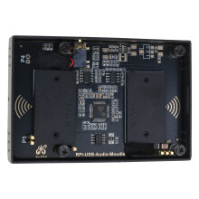 For RPi 5/4 USB Sound Card Moudle HAT with-With shell For PI5