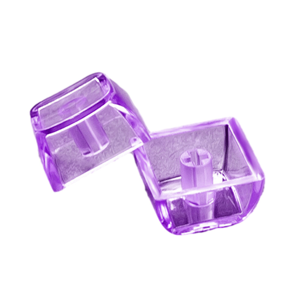 10Pcs Blank Keycaps Xda Transparent Backlit- Through Purple 7732000487361