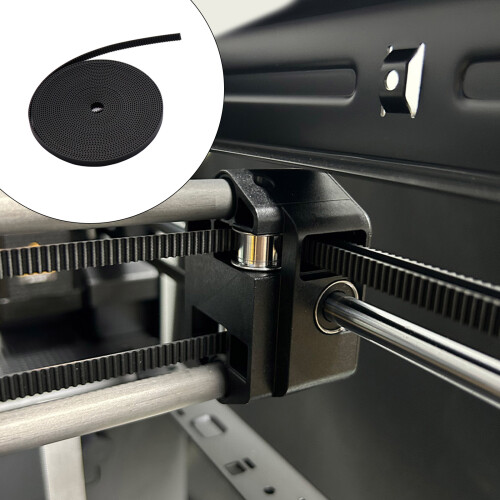 3D-printer 2GT Gear Synchrone open riem 6 mm PU met-50M 1