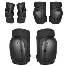 Protective Knee Pads Set For Kids Teens Adults Knee Elbow Wrist Pads For Rollerblading Size M (4065 Kg) Adjustable