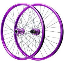 26 27.5 29 Inch Bicycle Wheel Set, 32H Thru Axle 15x110/12x148mm MTB 812 Speed 1.52.8' Tyre (HG, 26')