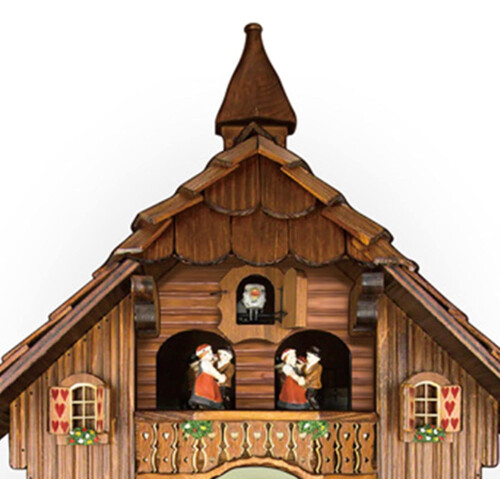Wooden Retro Cuckoo Clock with Pendulum  Quartz Movement, Memory Function (Model: CM010) 1