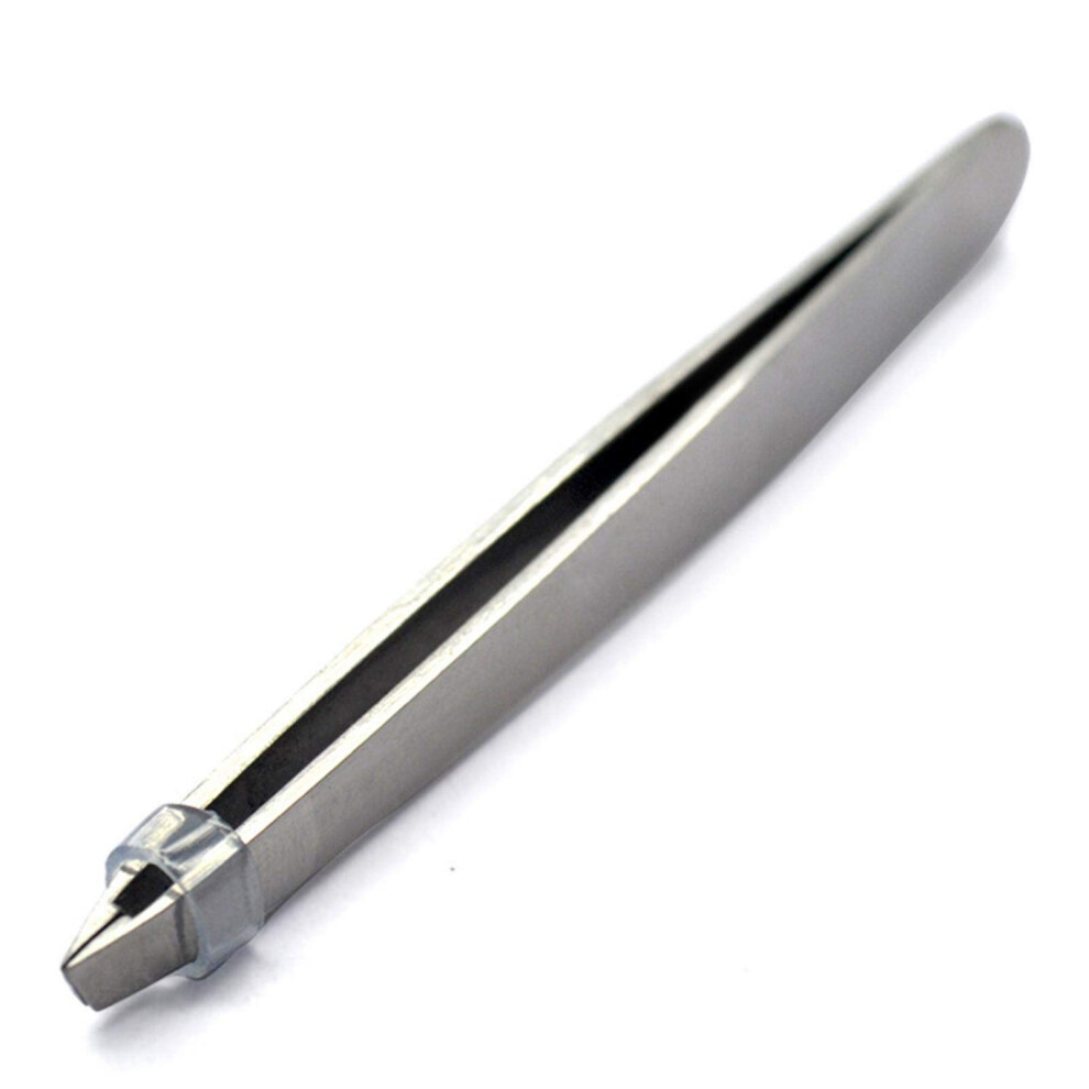 Professional Tweezers  Face Tweezers Stainless Steel Hair Slant Pointed Precision Tweezers Eyebrow Ingrown Hair Removal Tool