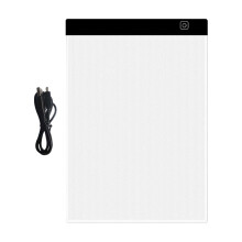 Tracing Light Box, LED Tracing Light Pad, Portable, Multifunctional A4 LED Copy Board, Light Table for Animations, Continuous Dimming