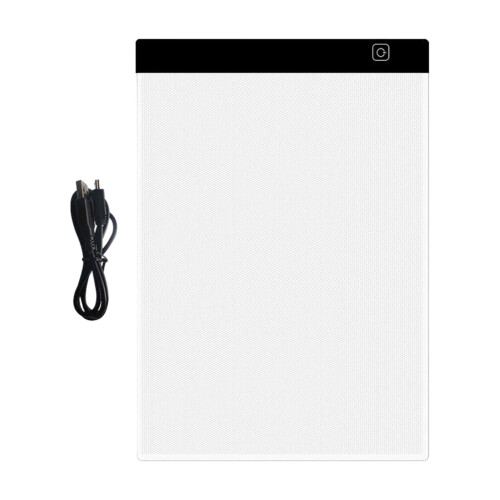 Tracing Light Box, LED Tracing Light Pad, Portable, Multifunctional A4 LED Copy Board, Light Table for Animations, Continuous Dimming