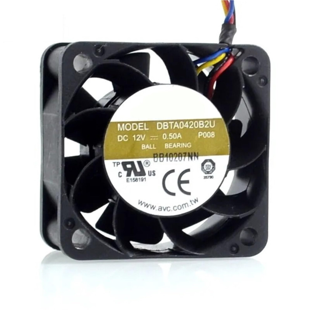 12V 40Mm Pwm Cooling Fan 4020 Speed Airflow Low Noise For Radiator 40X40x20mm 9426802353099