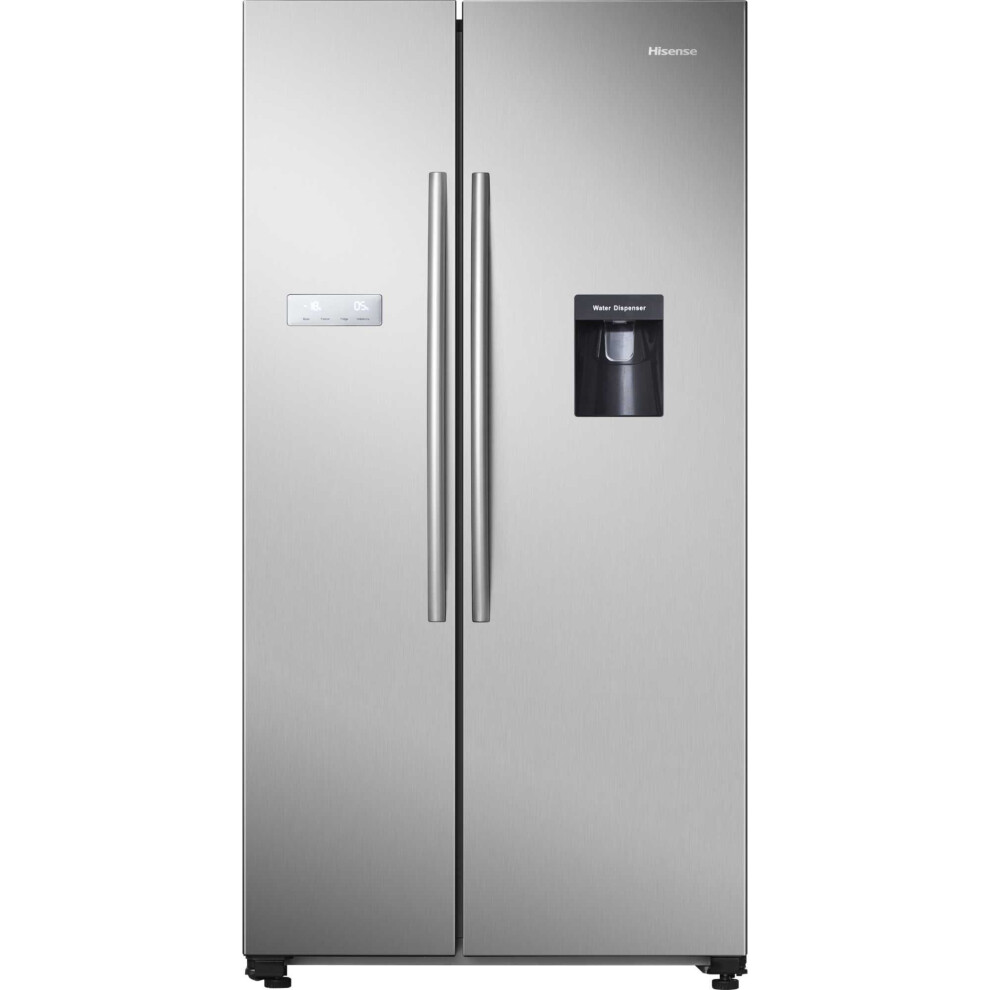 Hisense Rs741n4wce 91Cm Frost Free American Fridge Freezer Stainless Steel