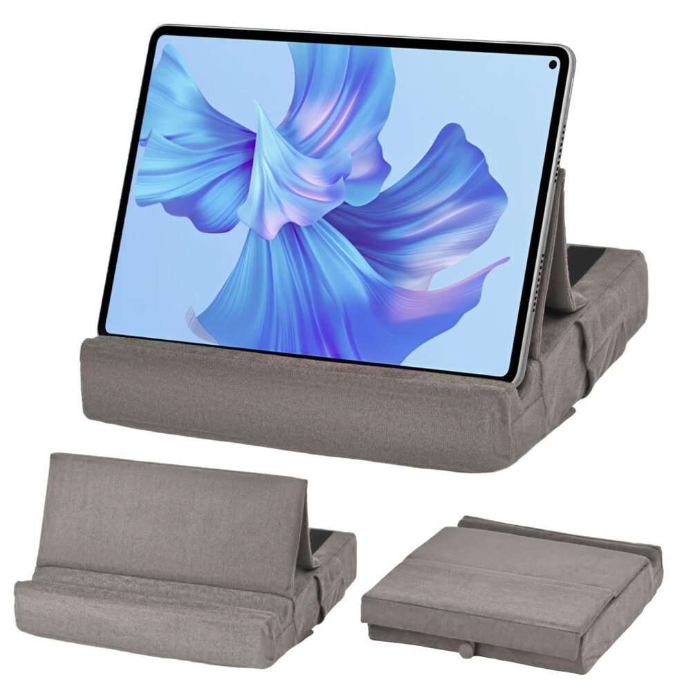 Adjustable Tablet Stand Pillow For Bed And Sofa With 3 Viewing Angles, Foldable Lap Holder 9412369242587