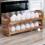 Wooden Egg Holder Stackable Storage Tray with Handle Rustic Farmhouse Kitchen Counter Organizer 2