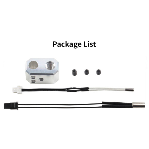 3D Printer Efficient Heating Block Heater Cartridge Thermometer 2
