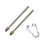2Pcs Smooth Nib High Sensitivity Pen Refills Fine-Taper Brass 1