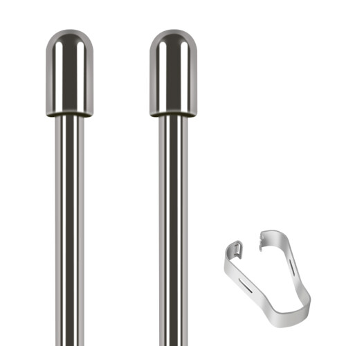2Pcs Replacement Tips Wear resistant Tips for -Round Head