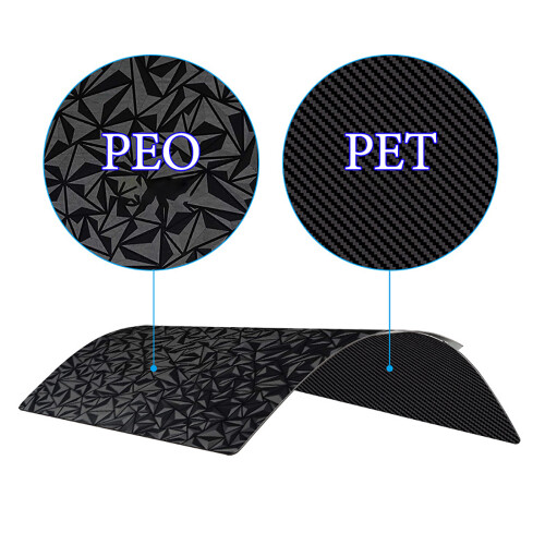 Double Side PEI/PEO/PEY Sheet Carbon Build Plate for Bambu-A