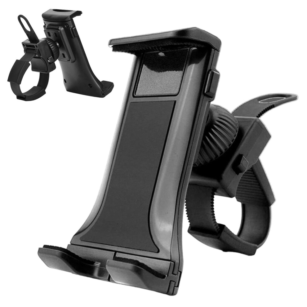Gym Cycling Tablet Mobile Phone Holder For Treadmill And Indoor Cycling, Adjustable Rotating Smartphone Mount For Handlebar Use 9412369242624