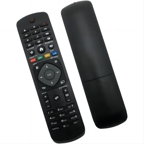 Télécommande de remplacement pour 4 téléviseurs Philips avec fonctionnalité de télécommande universelle, solution facile à utiliser dès la
