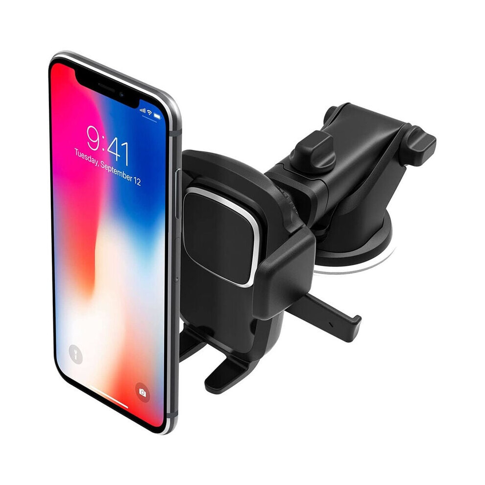Extendo Mount Car Phone Holder, Telescoping Adjustable Arm For Quick Device Placement & Wide Compatibility, Super Secure Base Ensuring Safe & Stable 9138057164466