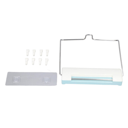 Versatile Sink Organizer, Unique Bite Closure Design with Adjustable Hooks, Non-Marking Adhesive Fixing, Maximum Load 5Kg, Easy Install Refrigerator 1