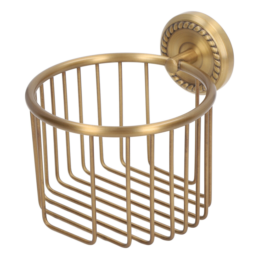 Vintage-Style Hollow Out Wall Mounted Toilet Roll Holder - Rust Free-image-OPC-PPGRW98-NEW