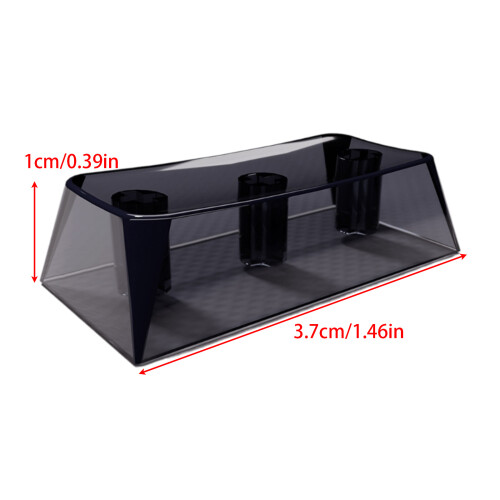 Capuchons de-Touches d'angle mort de couleur transparente 2