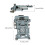 Upgraded 3D Printers  Tap Kit Aluminium Frame with-Without rail 6