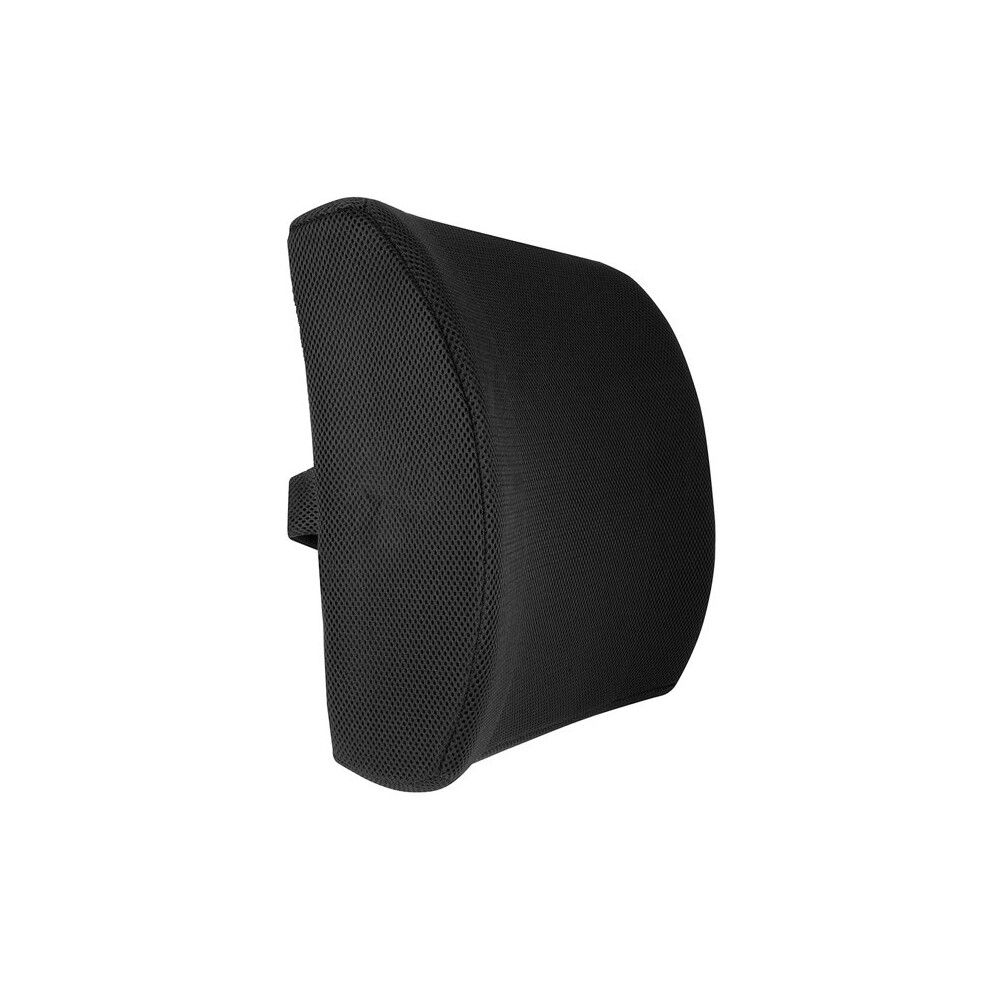 Memory Foam Back Cushion Lumbar Support Pillow, Pain Relief And Improved Posture Solution for Versatile Installation