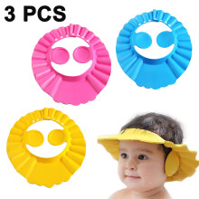 Hair Washing Shield, Super Elastic Non-toxic EVA Foam, Protects Eyes And Ear, 3 Pcs, For Baby, Toddler, Kids