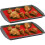 Versatile Kitchen Tool Pyramid Pan, Non-Stick Silicone Fat Reduction Mat, Easy Storage, Temperature Resistant, Multifunctional Baking Mat For 1