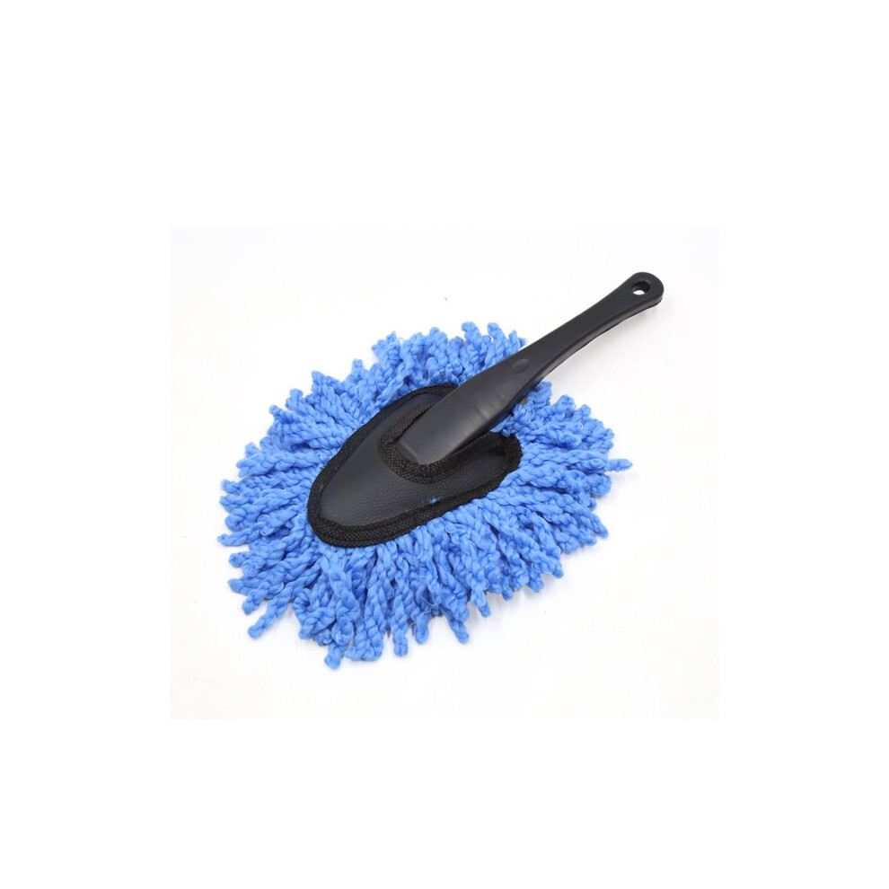 Microfiber Car Duster Brush, Scratch Free Dashboard Cleaning For Any Car, Streak Free Cleaning With Removable Wax Brush, 38 Cm Length Blue 9128293698511