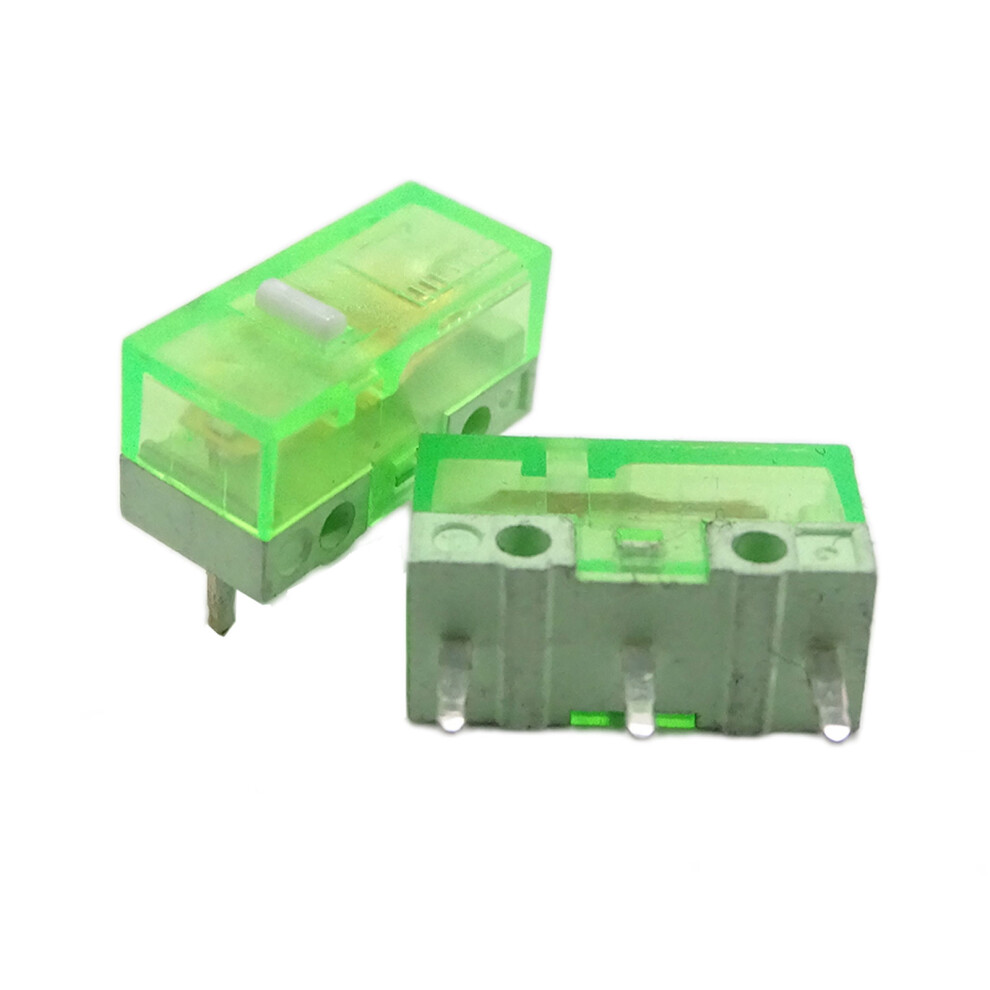 2Pcs Huano Mouse Micro Switches 120 Million Clicks-Lime Green 7732000485343