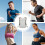 Sports Hydration Pack, Hydration Bubble Water Backpack  Running Vest Grey B 3