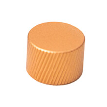 Durable Metal Knob Keyboards Knobs Cover Bright &Shine-Gold