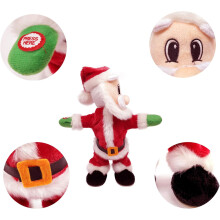 Twinkle Time Interactive Twerking Toys, Singing Christmas Decorations With A Twist, Dancing And Singing Xmas Plush Electric Toy For Memorable Holiday