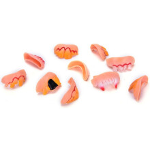 Ghoulish Grins Await, Funny Gag Teeth For Halloween Party Favors, Ugly Buck Teeth That Are Sure To Spook (50 Pcs)