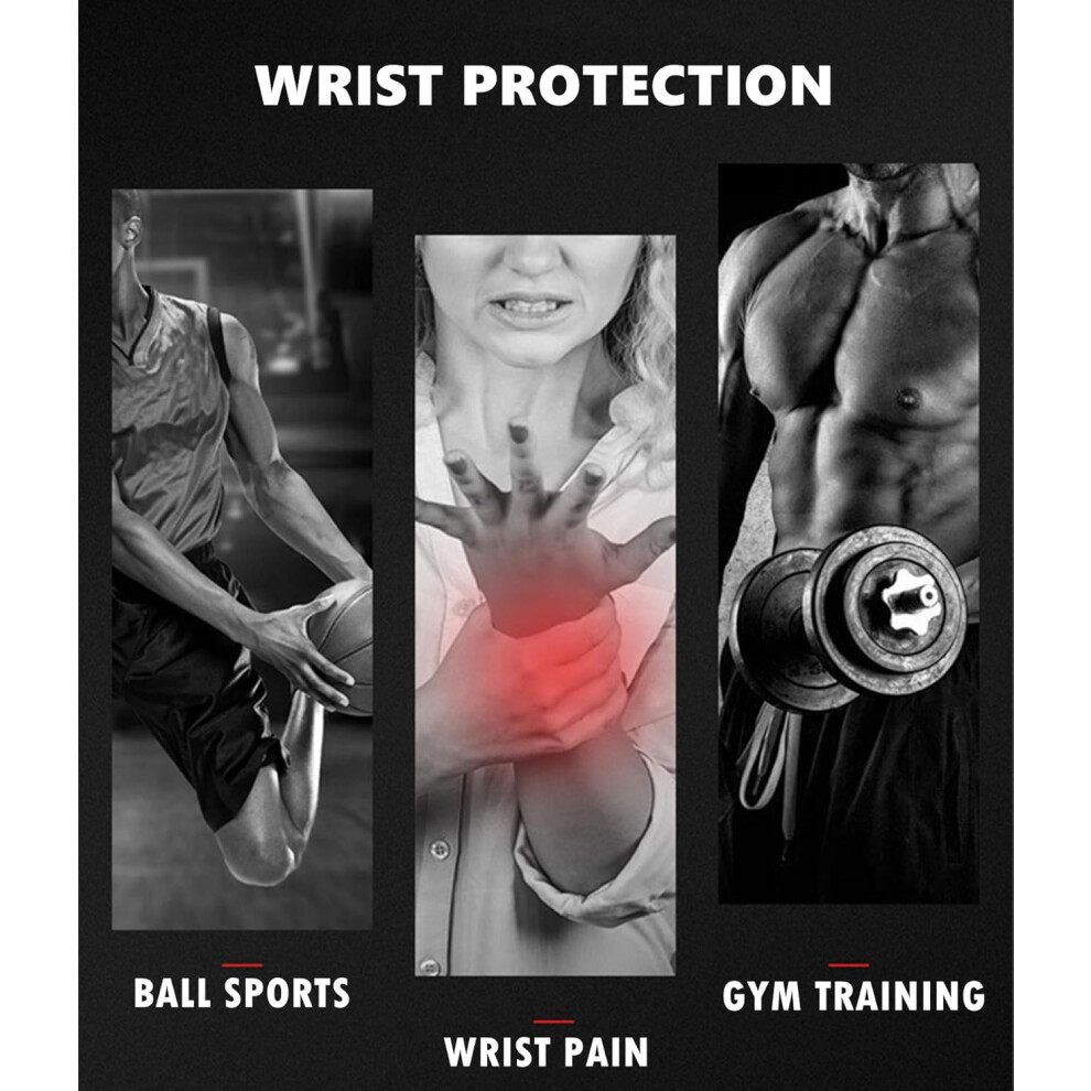 Compression Wrist Brace for Improved Mobility, Breathable & Adjustable Support for Tendinitis Relief
