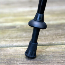 Trekking Pole Tips, Vulcanized Rubber For Unbeatable Strength, Universal Replacement For Walking Sticks And Hiking Poles, Shock Absorbing Design For