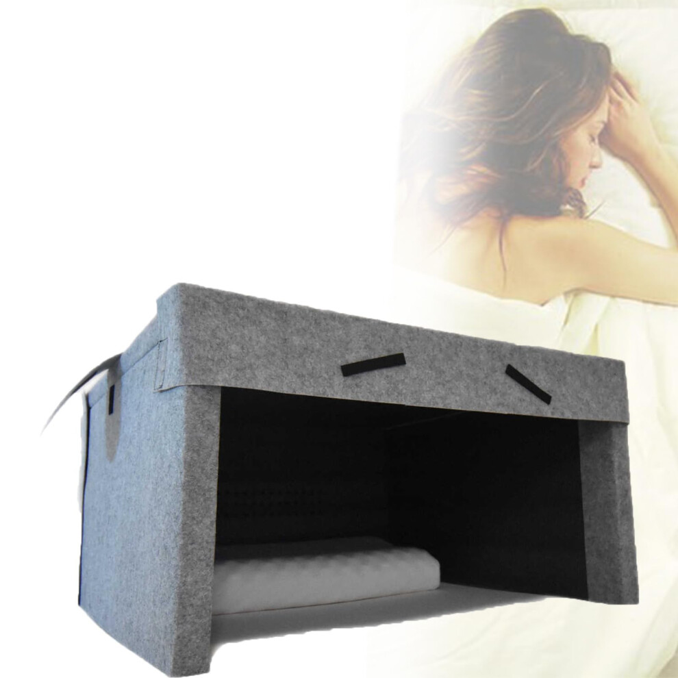 Soundproof and LightProof Sleeping Tent BuiltIn Bluetooth Speakers For Stress Relief Safe Sleep Environment Size