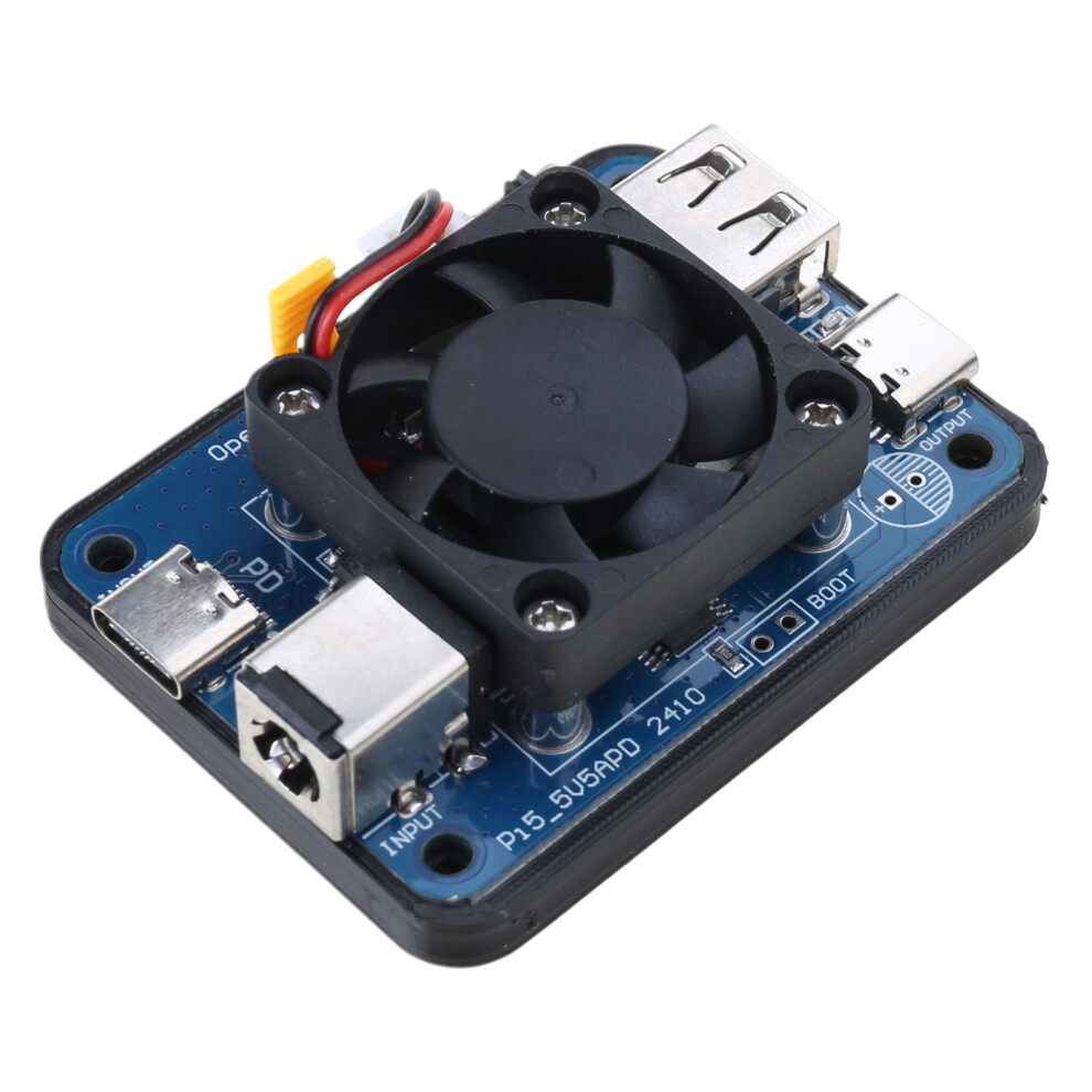 For Rpi 5 Power Module 5V5a 27W Pd Induced Usb Two Input Wide 7732000487224