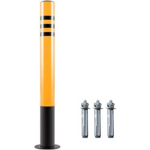 Safety Cones 120cm Traffic Delineator Post Cone Floor Mounted Industrial Safety Bollards for Driveway Barrier Parking 2 Pack