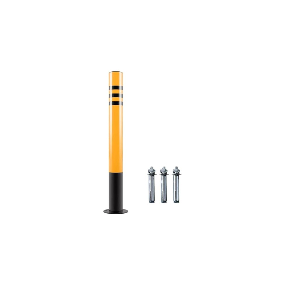 Safety Cones 120Cm Traffic Delineator Post Cone Floor Mounted Industrial Safety Bollards For Driveway Barrier Parking 2 Pack 9189345092084